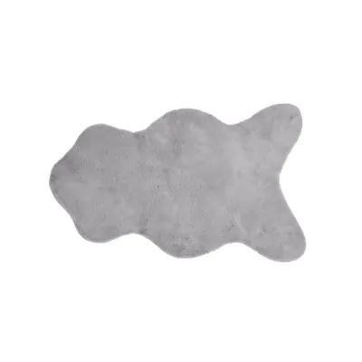Blană artificială Tiseco Home Studio Rabbit, 60 x 90 cm, gri