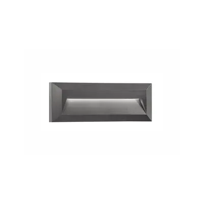 Lampa trepte PULSAR Inchis Gray ABS, AC Driver Included LED 2 Wat 160Lm 3000K or 4000K, 220-220 Volt 50Hz Beam 32 degrees -IP54