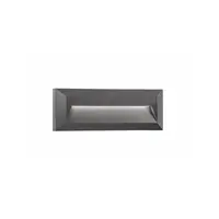 Lampa trepte PULSAR Inchis Gray ABS, AC Driver Included LED 2 Wat 160Lm 3000K or 4000K, 220-220 Volt 50Hz Beam 32 degrees -IP54