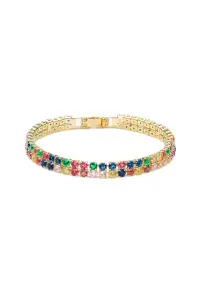 Bratara Tennis Dubla Multicolora