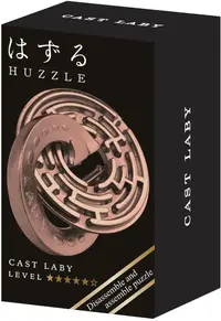 Puzzle logic metalic Hanayama - Mini Huzzle Cast Laby, copper