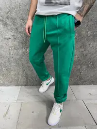 Pantaloni Jogger Fit Green Bgas1147(aj6269) (mărime: L)