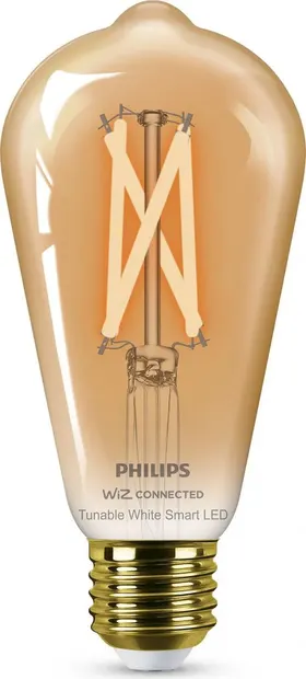 Bec inteligent Philips - Vintage, LED, 7W, E27, ST64, dimmer
