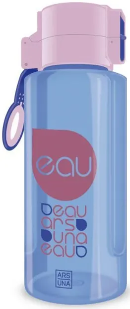 Sticlă de apă Ars Una - Albastru deschis, 650 ml.