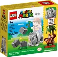 Constructor suplimentar LEGO Super Mario - Rambi, rinocerul (71420)