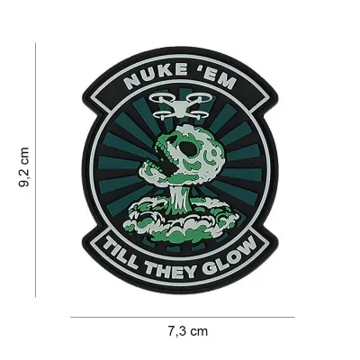Patch 3D PVC 101INC Nuke Em Till They Glow – Fosforescent - Default Title