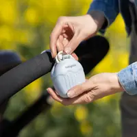 Husa de protectie din silicon Babyono Albastru pentru suzeta