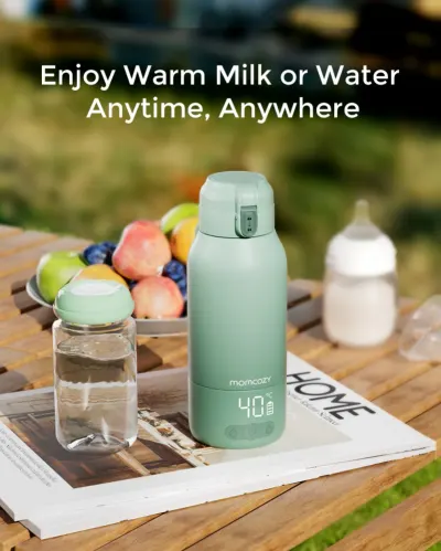 Incalzitor portabil super rapid pentru lapte matern si apa 500 ml Momcozy