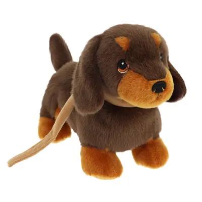 Jucărie de pluș Keel Toys Keeleco - Câine teckel, 23 cm