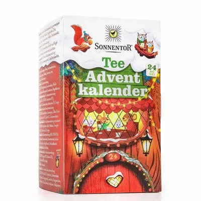 Ceai Bio, Mix Calendar de Craciun, 24 pliculete, Sonnentor