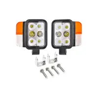 Set faruri universale tractor stanga si dreapta cu LED 10-80V, temperatura culoare 6000K, pozitii 3W LED si semnalizare 3W LED Breckner BK69132