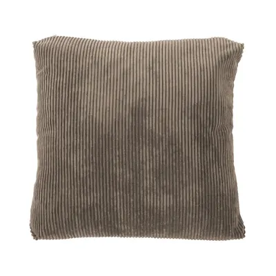 Pernă decorativă Tiseco Home Studio Ribbed, 60 x 60 cm, maro