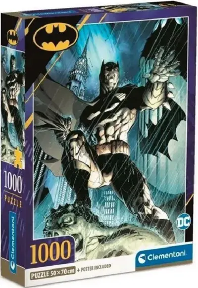 Puzzle Clementoni din 1000 de piese - Batman Compact