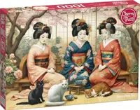 Puzzle Cherry Pazzi din 1000 piese - Ceai de primăvară