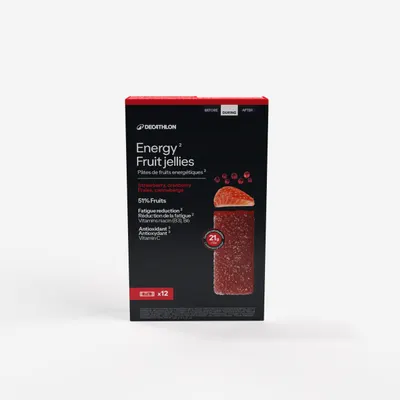 Pastă de fructe energizantă ecosize căpșuni merișoare acerola 12x25g