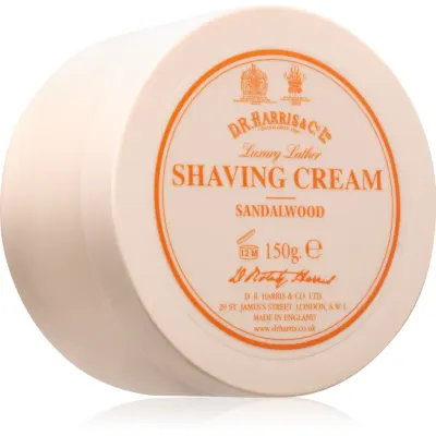 D.R. Harris Shaving Cream Sandalwood cremă pentru bărbierit 150 g