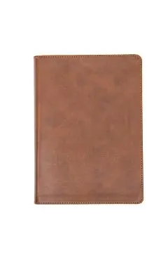 CSB He Reads Truth Bible, Saddle Leathertouch