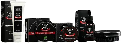 Mascullino Set Războinic cu Barbă, 5 piese