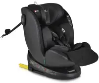 Scaun auto cu opțiune de somn Cangaroo - Castor, i-Size, 40-150 cm, negru