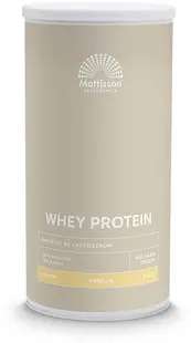 Whey Protein, vanilie, 450 g, Mattisson Healthstyle