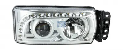 Fat stanga (H7, electric, fara motor, fara unitate control lumini LED) potrivit IVECO STRALIS II 09.12