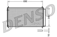 Condensator climatizare (cu uscator) potrivit TOYOTA AURIS, AVENSIS, COROLLA, COROLLA VERSO, VERSO 1.33-2.2D 10.05-10.18