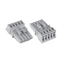 Socket; 5-pole; Cod. B; 1,50 mm²; pink