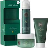 Rituals The Ritual Of Jing Set - Scrub, cremă de corp și gel de duș, 125 g + 70 + 50 ml