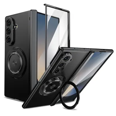 Husa Ultra protection, MagSafe pentru Samsung Galaxy Z Fold7, Folie ecran, Negru Engros