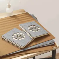vidaXL Panouri de decor 50 buc. Sonoma gri 40 x 60 x 0,27 cm