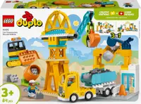 Constructor LEGO Duplo Town 3 în 1 - Șantier de construcții și utilaje (10476)
