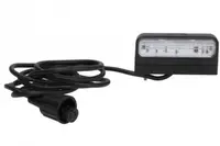 Lumina numar inmatriculare REGPOINT II (LED, 12 24V, 48x45x100mm, lungime cablu: 2000mm, conector: ASS2)