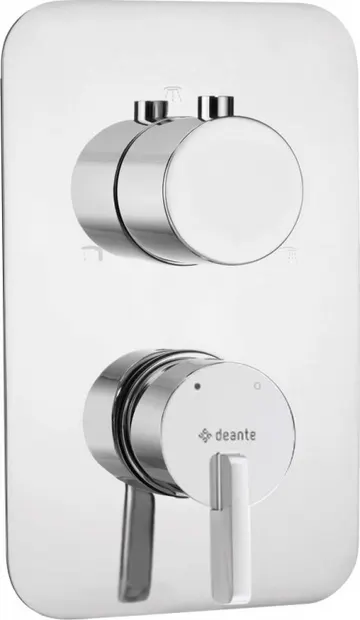 Capac pentru baterie cada, element extern BOX ascuns, crom, Deante Silia