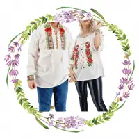 Set Traditional Cuplu 295 Camasi traditionale cu broderie