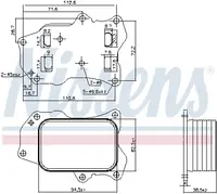Radiator Ulei Termoflot Potrivit Ford Ecosport, Focus Iv, Kuga Iii, Puma, Tourneo Connect V408 Nadwozie Wielko, Transit Connect, Transit Connect V408 Minivan 1.5d 05.15-