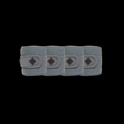 Kentucky Polar Fleece Polos Pearls Grijs