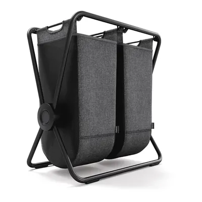 Coș de rufe gri închis din material textil pliabil 200 l – simplehuman