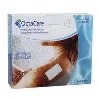 Plasturi sterili film, rezistenti la apa, 9x10 cm, 25 bucati, OctaCare