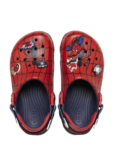 Saboti Team SpiderMan All Terrain Clog Kids - J5 US Albastru - Navy - Alb