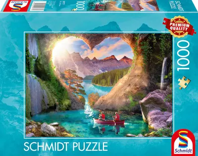 Puzzle Schmidt din 1000 piese - Dragoste pentru munte