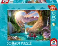 Puzzle Schmidt din 1000 piese - Dragoste pentru munte
