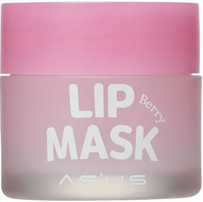 Asus Cosmetics Mască hrănitoare pentru buze, căpșuni, 20 g
