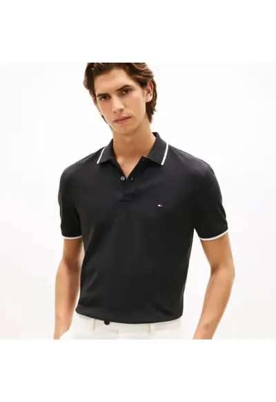 Tricou Polo Pique Undercollar Reg Polo-Mw0mw42748-Bds