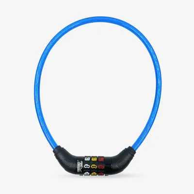 Sistem antifurt bicicletă și accesorii cu simboluri Albastru Copii