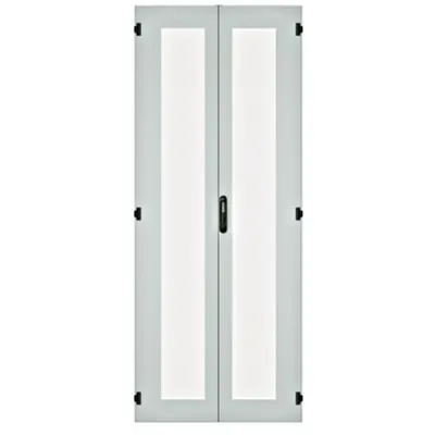 IS-1 split door ventilated 2-parts 80x200 RAL7035 lightgrey