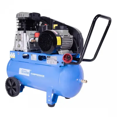 Compresor cu ulei cu doi cilindri 580 10 50 Gude 50018, 2200 W, 50 L, 10 bari, 400 V