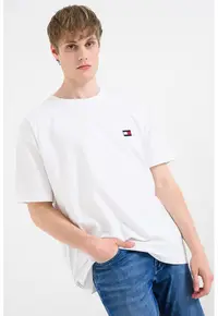 Tricou de bumbac cu maneci raglan si detaliu cu model monograma Elevated - Alb