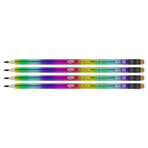 Creion negru cu radiera Curcubeu DACO CG108