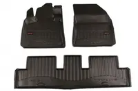 Covorase auto (set, cauciuc, 3 bucati, culoare negru) CITROEN C4 GRAND PICASSO II, C4 PICASSO II, SPACETOURER dupa 2013