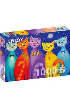Puzzle 1000: Smiling Cats
